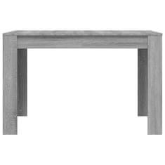 Vidaxl Jídelní stůl šedý sonoma 120 x 60 x 76 cm kompozitní dřevo
