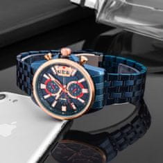 Perfect Pánské analogové hodinky Lalen chrpově modrá One size