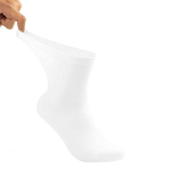 Zdravé Ponožky Zdravé ponožky dámské i pánské zdravotní bavlněné rozšířené jednobarevné diabetické ponožky 3112623 2-pack