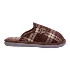 Pánské pantofle Slip-on Brown velikost 44