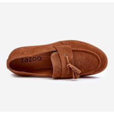 Pánské semišové mokasíny Semi Shoes Zazoo velikost 45