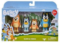 TM Toys TM Toys Bluey Rodina sada 4 figurek..