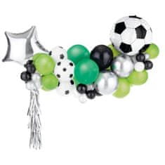 PartyDeco Fotbal party – Girlanda balónková 150 x 126 cm