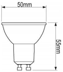 LUMILED LED žárovka GU10 PAR16 1,5W = 15W 135lm 6500K Studená bílá 120°