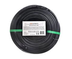 sapro Koaxiální kabel CONO-TECH RG6 NS CB113 1,13mm CU, Trishield, PE, 6,8mm, GEL 100m černý