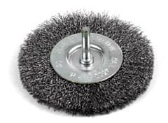 Strend Pro Brush CWB-508 100 mm, kulatý, vlnitý, se stopkou, drát 0,3 mm