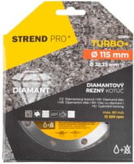 Strend Pro 521C, 115 mm, diamant, Turbo +