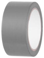Strend Pro Páska , 50 mm, L-25 m, PVC, na trubky, lepicí, stříbrná (6 ks)