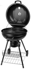 STREND PRO GRILL Gril Oliver, BBQ, dřevěné uhlí, 540x570x920 mm