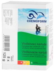 Chemoform Čistič bazénů Chemoform 0908, Flock, vločková kartuše, 8x125 g