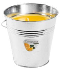 Citronelová svíčka CB162, repelent, kbelík, 510 g, 150x150 mm