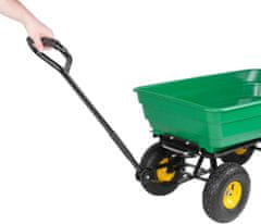Greenlawn Transporter, zahradní vozík, nos. 250 kg, 75 litrů, 930x505x510/895 mm, výklopný.
