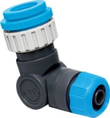 AQUACRAFT Adaptér 550344, kloubový, 1/2"-3/4"-1", 360, 180, 1/2", pro zahradní hadici