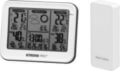 Meteorologická stanice TMW08, digitální, bezdrátová s čidlem, 130x25x100 mm