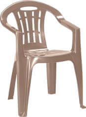Židle Curver MALLORCA, cappuccino, plast