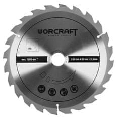 Worcraft TS-2000A, 2000W, 250x30x24T, 240V, IPX0, stolní pila, 2 pilové listy zdarma