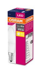 Žárovka OSRAM LED FR 040 (ean6453) nestmívatelná, 5,7W/827 E14 2700K Value CLASSIC B