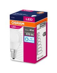 Žárovka OSRAM LED FR 040 (ean7630) nestmívatelná, 5,7W/865 E14 6500K Value CLASSIC P