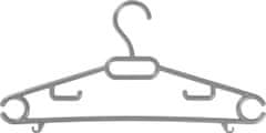 Strend Pro Věšák , na oděvy, plastový, černý/hnědý/šedý, balení. 6ks, 40x18,5 cm