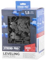 Strend Pro LS230T distanční podložky, vyrovnávací, pod obklady, 1,5 mm, balení. 300 ks, šedý plast