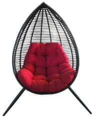 ST LEISURE EQUIPMENT Židle CANOONA , max. 120 kg, černo-červená, stojící