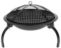 STREND PRO GRILL Homefire, BBQ, gril na dřevěné uhlí, kovový, kulatý, 545x400 mm