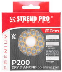 STREND PRO PREMIUM Premium Pad DP514, 100 mm, G200, diamant, brusivo, leštění