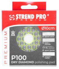 STREND PRO PREMIUM Premium Pad DP514, 100 mm, P100, diamant, brusivo, leštění