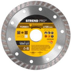 Strend Pro 521C, 125 mm, diamant, Turbo +