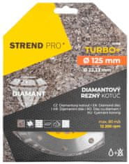 Strend Pro 521C, 125 mm, diamant, Turbo +