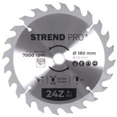 Strend Pro TCT 180x2,2x20/16 mm 24T, pilový kotouč na dřevo, SK plátky