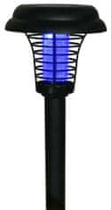 Strend Pro MOKI 57, lampa proti hmyzu a komárům, solární, UV+bílá LED, 13x42 cm, AA