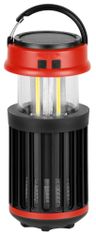 Strend Pro Lampa , proti hmyzu a komárům, kempinková, solární, USB, UV+bílá LED, 15x8,60 cm