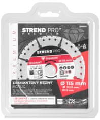 STREND PRO PREMIUM Premium, Vakuově pájený, 115 mm, diamantový, řezný, multifunkční