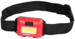 Strend Pro Světlomet Headlight H955, COB LED, 3xAAA, mix barev (černá, bílá, červená)