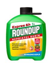 Roundup Express 6h, přípravek na hubení plevele, 5 litrů, - Premixová náplň