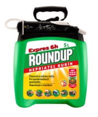 Roundup Express 6h, přípravek na hubení plevele, 5 litrů, PUMP & GO