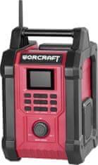 Worcraft Rádio CBTS-S20LiH ShareSYS, 20V Li-Ion, DAB+FM, Bluetooth, AUX, 2x15W