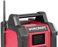 Worcraft Rádio CBTS-S20LiH ShareSYS, 20V Li-Ion, DAB+FM, Bluetooth, AUX, 2x15W