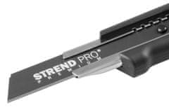 STREND PRO PREMIUM Nůž Premium FD781, BlackMatt, SoftTouch, 18 mm, odlamovací, + 10 čepelí, sada