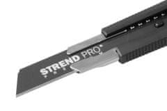 STREND PRO PREMIUM Nůž Premium FD7815, BlackMatt, SoftTouch, 18 mm, odlamovací