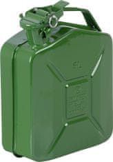 JerryCan LD5, 5 litrů, kovový, na benzín, zelený