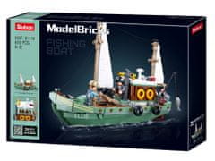 Sluban ModelBricks M38-B1119 Rybářská loď Ellie M38-B1119