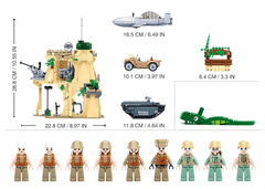 Sluban WWII M38-B1111 Bitva o Iwodžimu M38-B1111