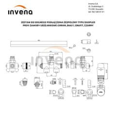 Invena Termostatická sada ventilů, typ duoplex, barva: grafit (CZ-87-G15-A)