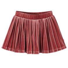 Vidaxl Dětská plisovaná sukně středně růžová 92