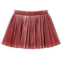 Vidaxl Dětská plisovaná sukně středně růžová 92