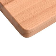 Vidaxl Deska psacího stolu 110 x (55–60) x 4 cm masivní bukové dřevo