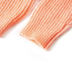 Vidaxl Dětský svetr pletený světle oranžový 116