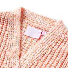 Greatstore Dětský pletený cardigan mix růžové 128